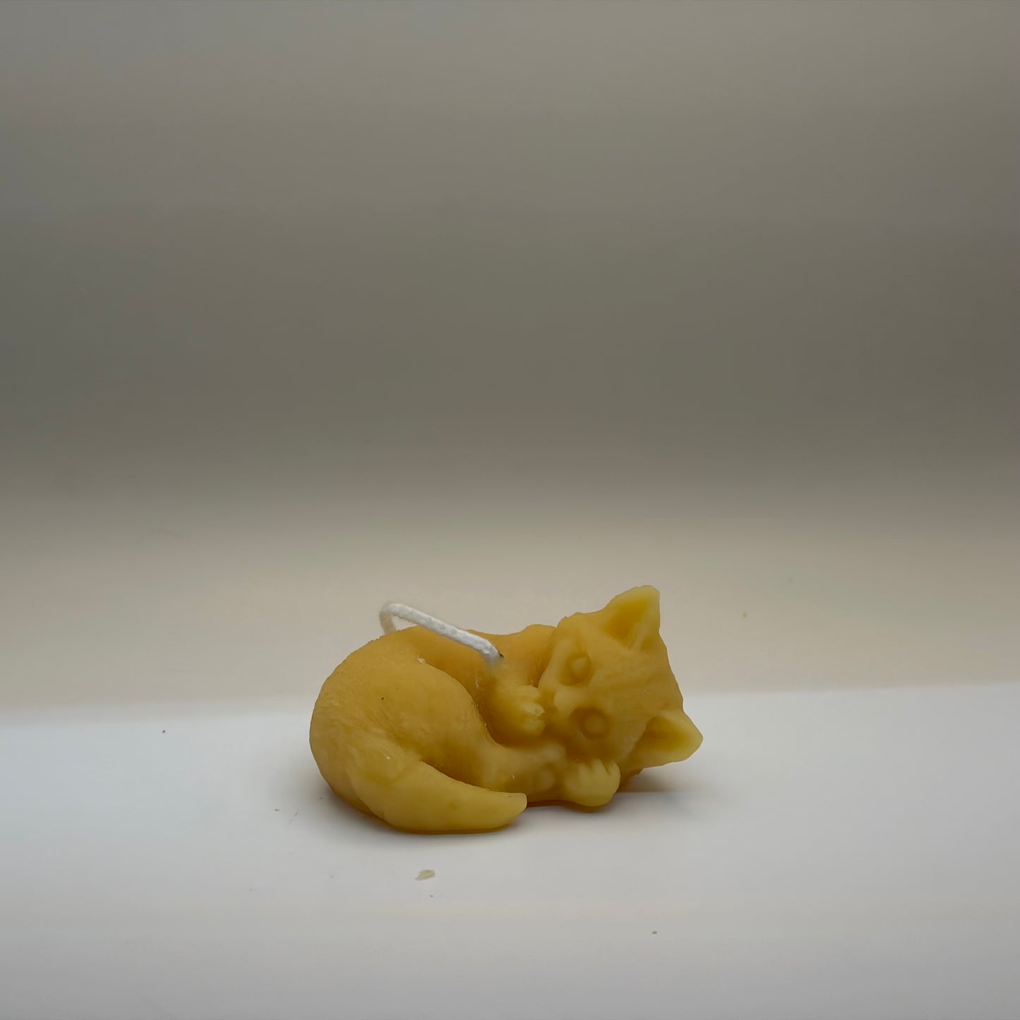 Cat Candle 100% Beeswax