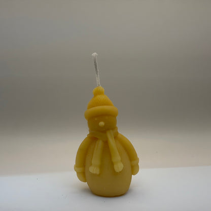 Snowman Candle