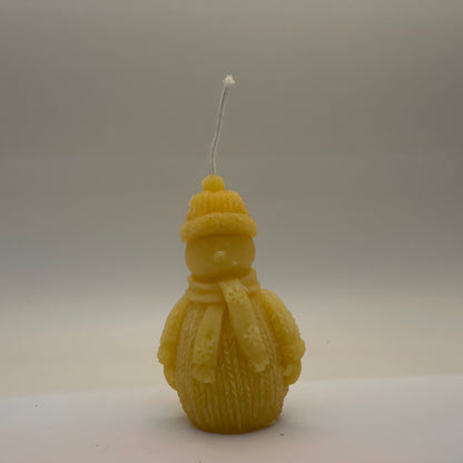 Snowman Candle