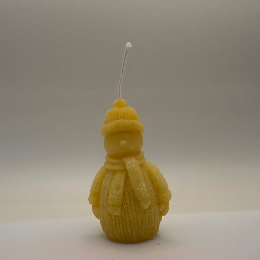 Snowman Candle