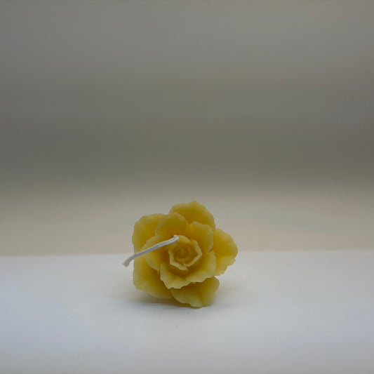 Beeswax Candle  Small Rose