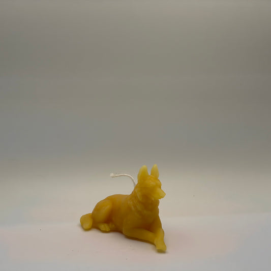 German Shepard Candle