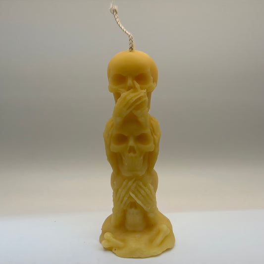 Speak no, Hear no, See no Evil Candle