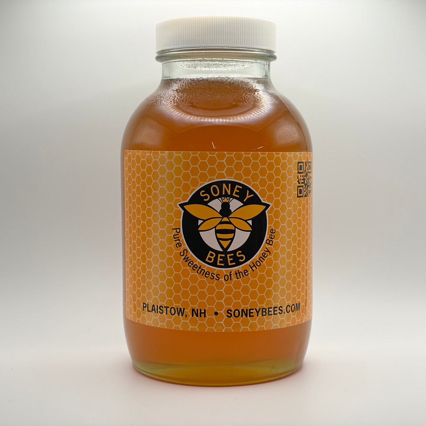 5lb Glass Jar Honey